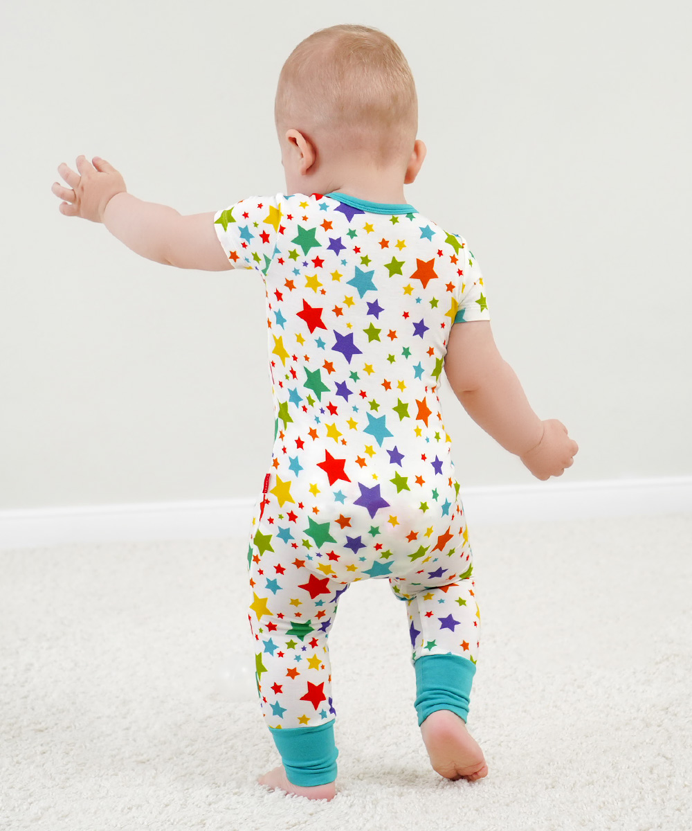 Baby Bamboo Footless One-Piece Rompers