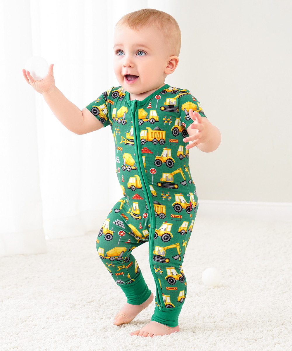 Baby Bamboo Footless One-Piece Rompers