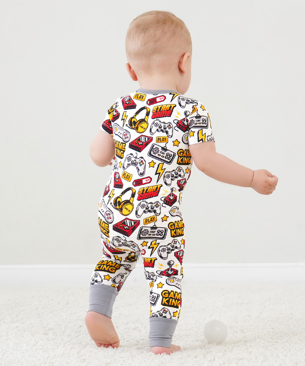 Baby Bamboo Footless One-Piece Rompers