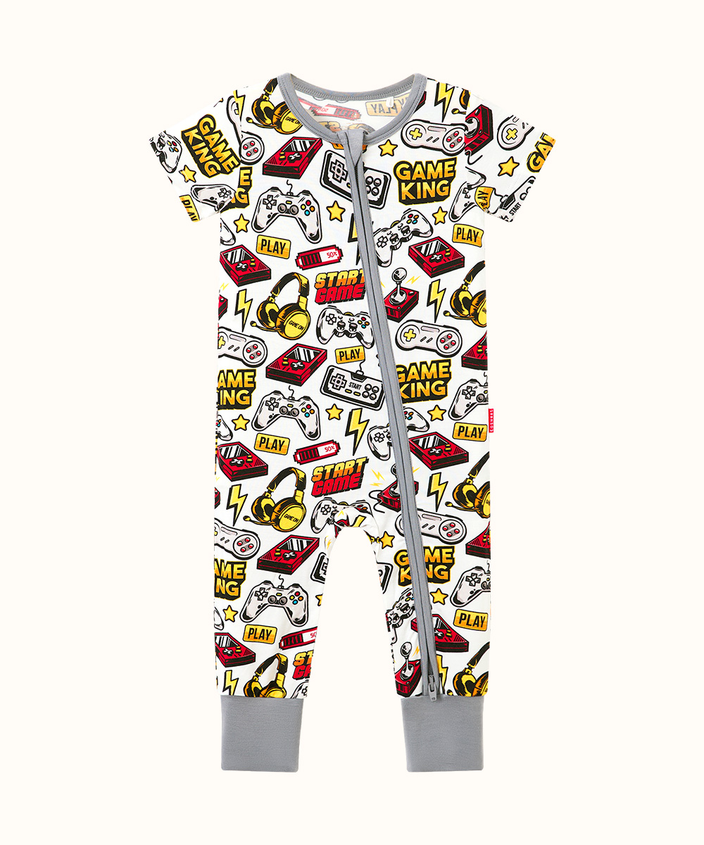 Baby Bamboo Footless One-Piece Rompers