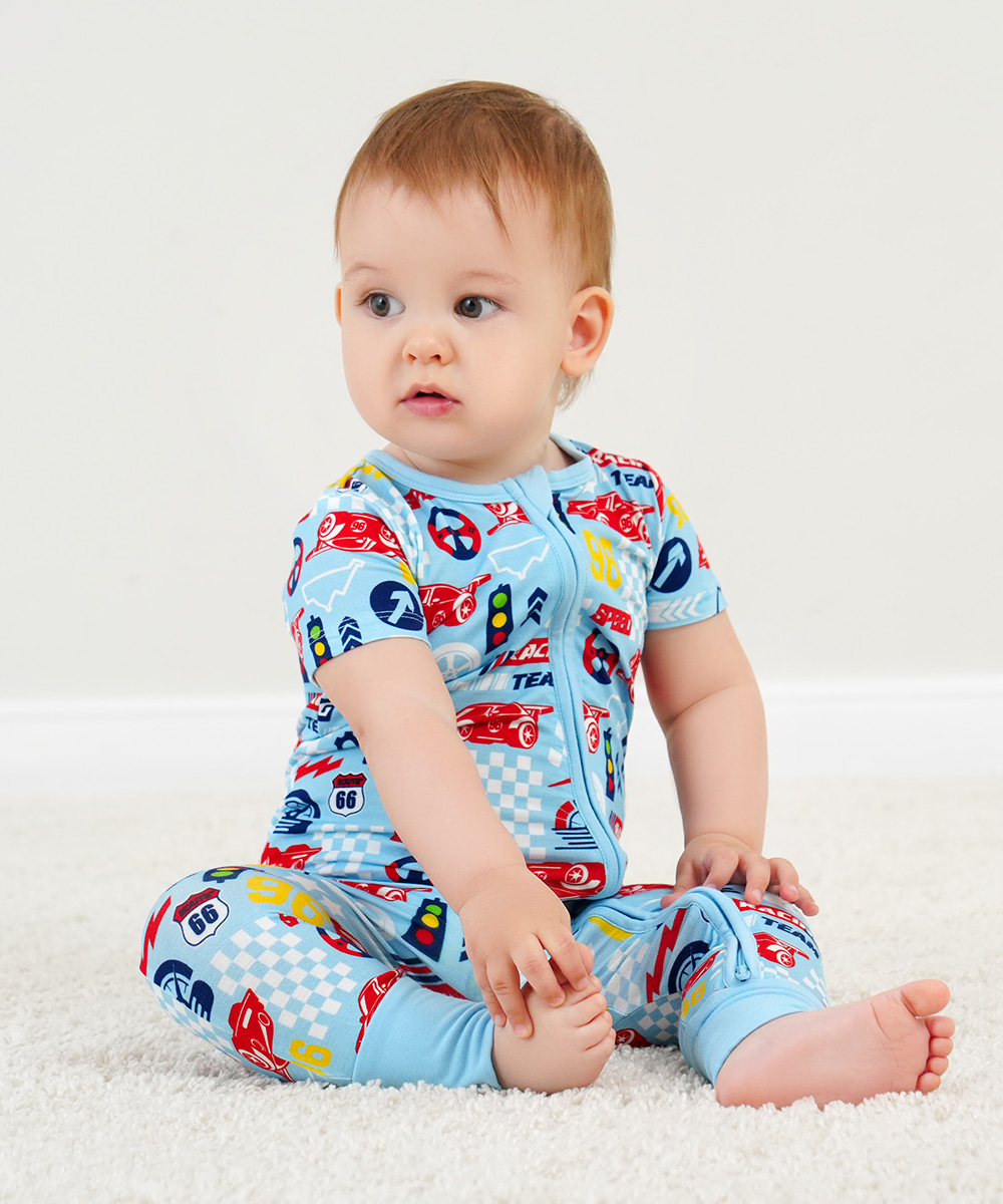 Baby Bamboo Footless One-Piece Rompers