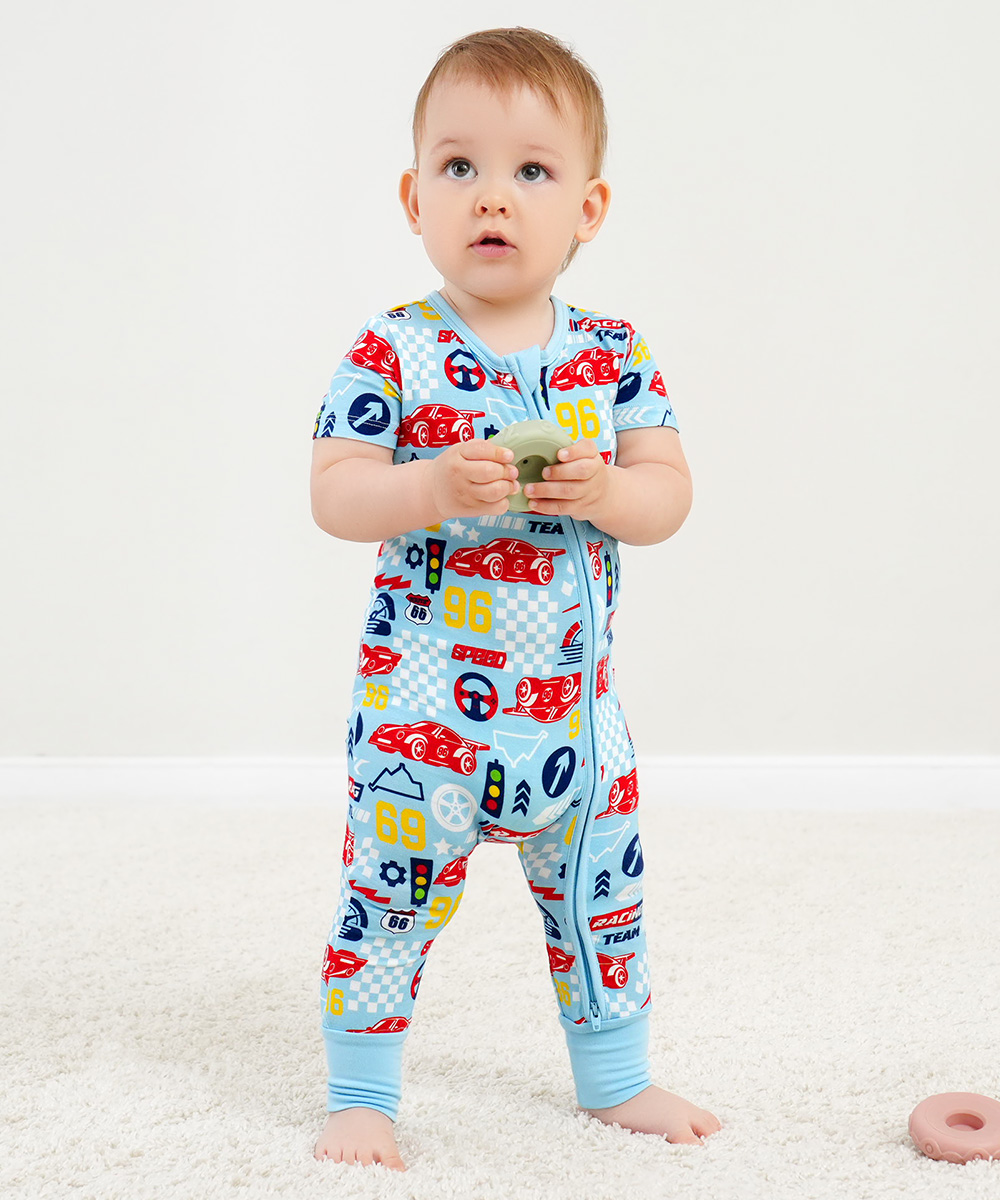 Baby Bamboo Footless One-Piece Rompers