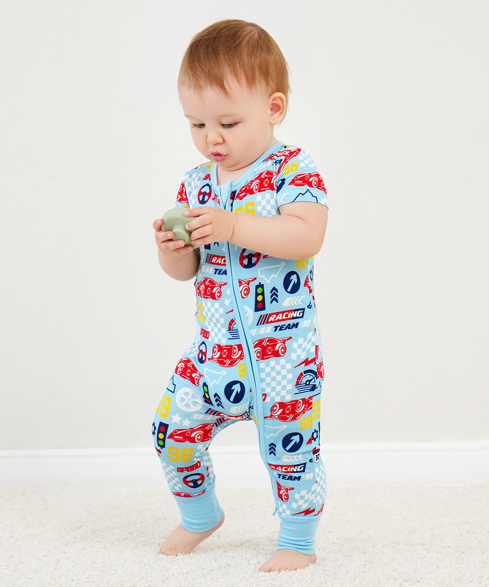 Baby Bamboo Footless One-Piece Rompers