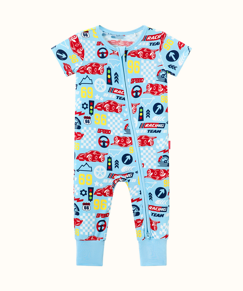 Baby Bamboo Footless One-Piece Rompers