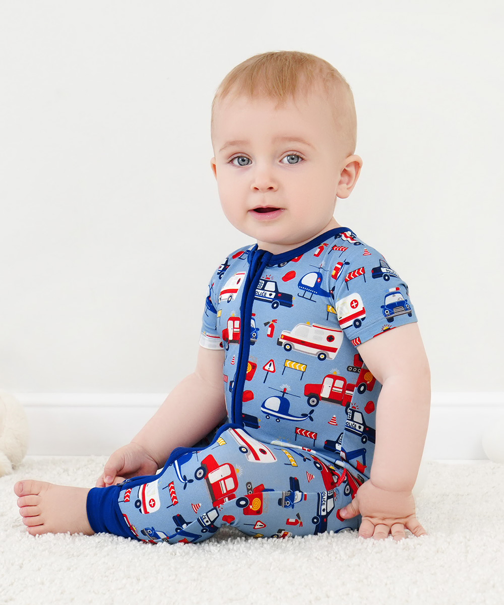 Baby Bamboo Footless One-Piece Rompers