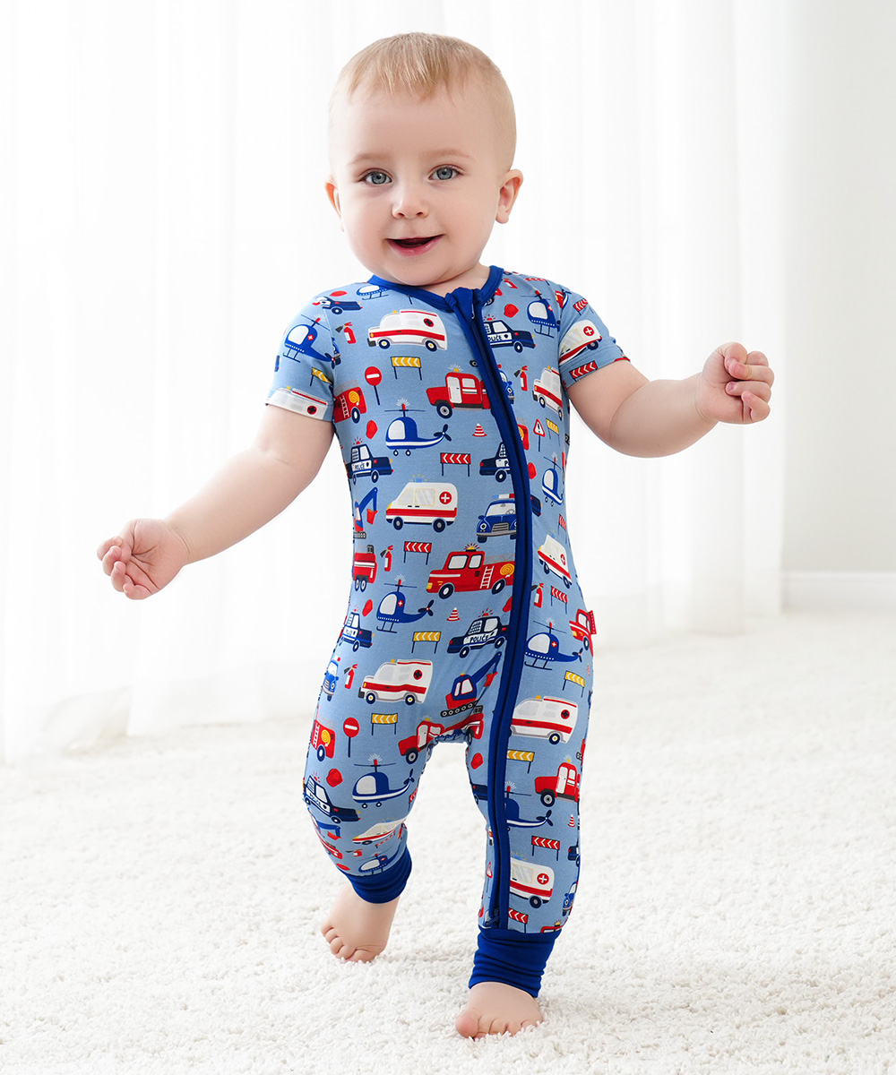 Baby Bamboo Footless One-Piece Rompers