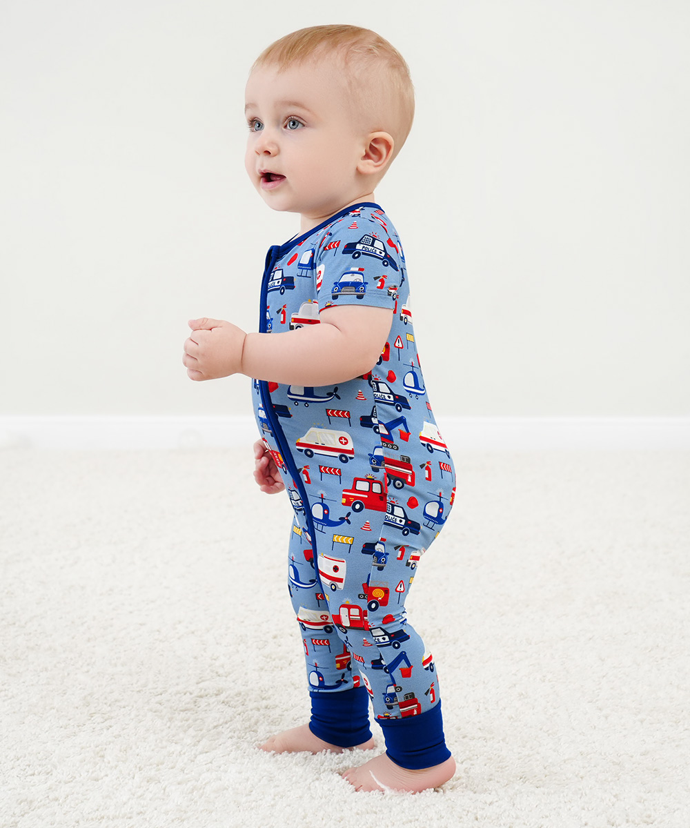 Baby Bamboo Footless One-Piece Rompers