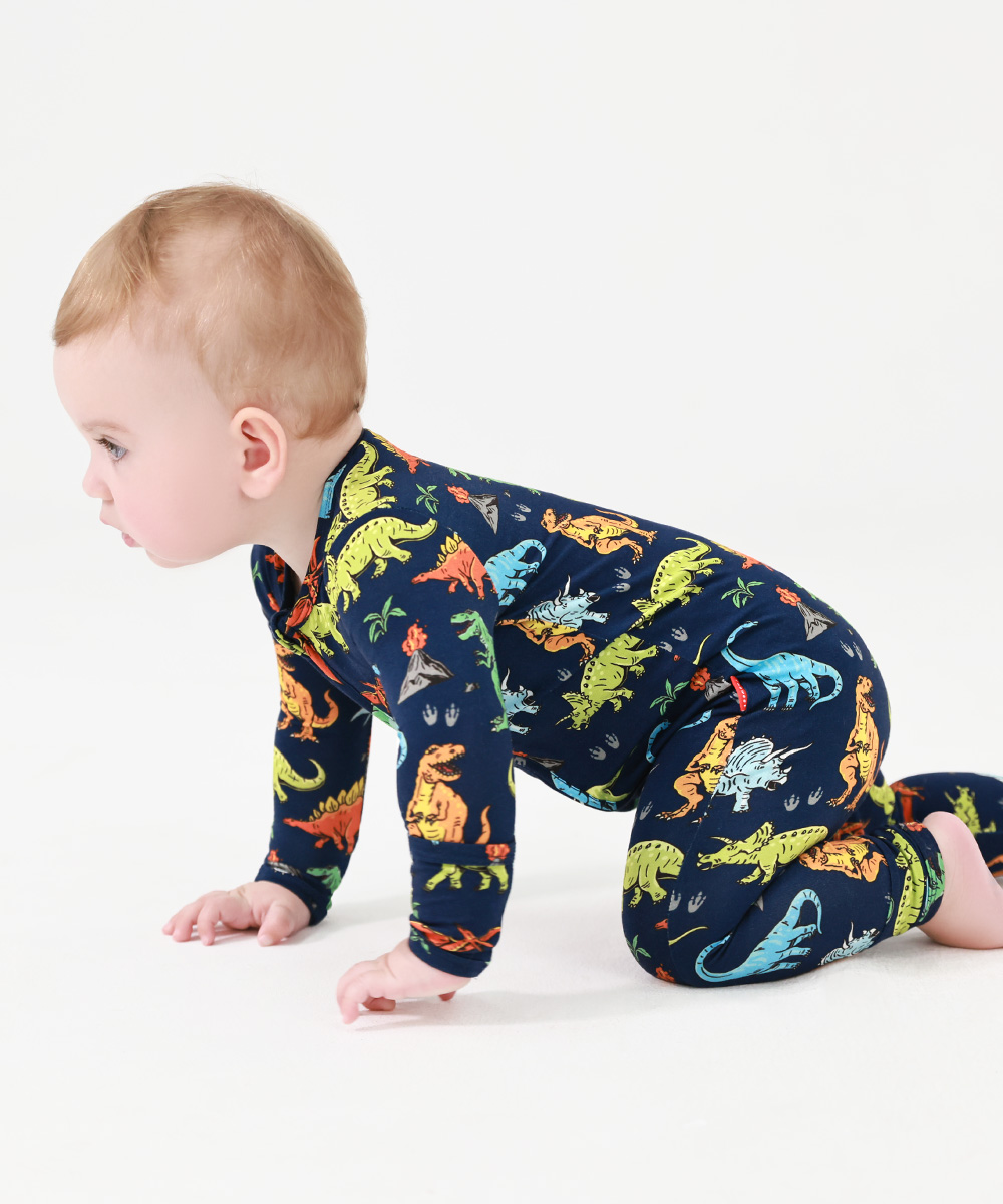 Baby Bamboo Two Way Zipper Footless Pajamas