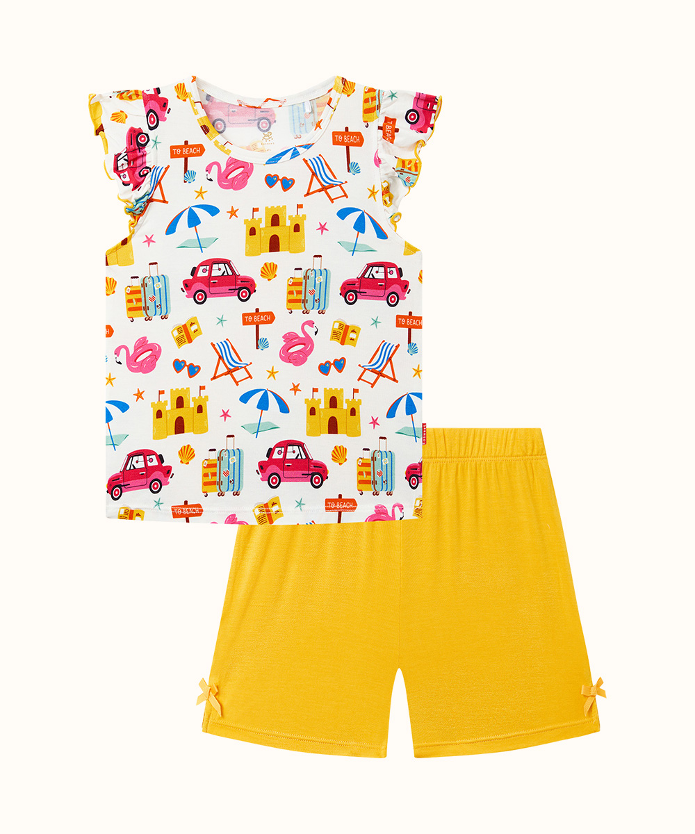 Bamboo Toddler Girl Short Sets 