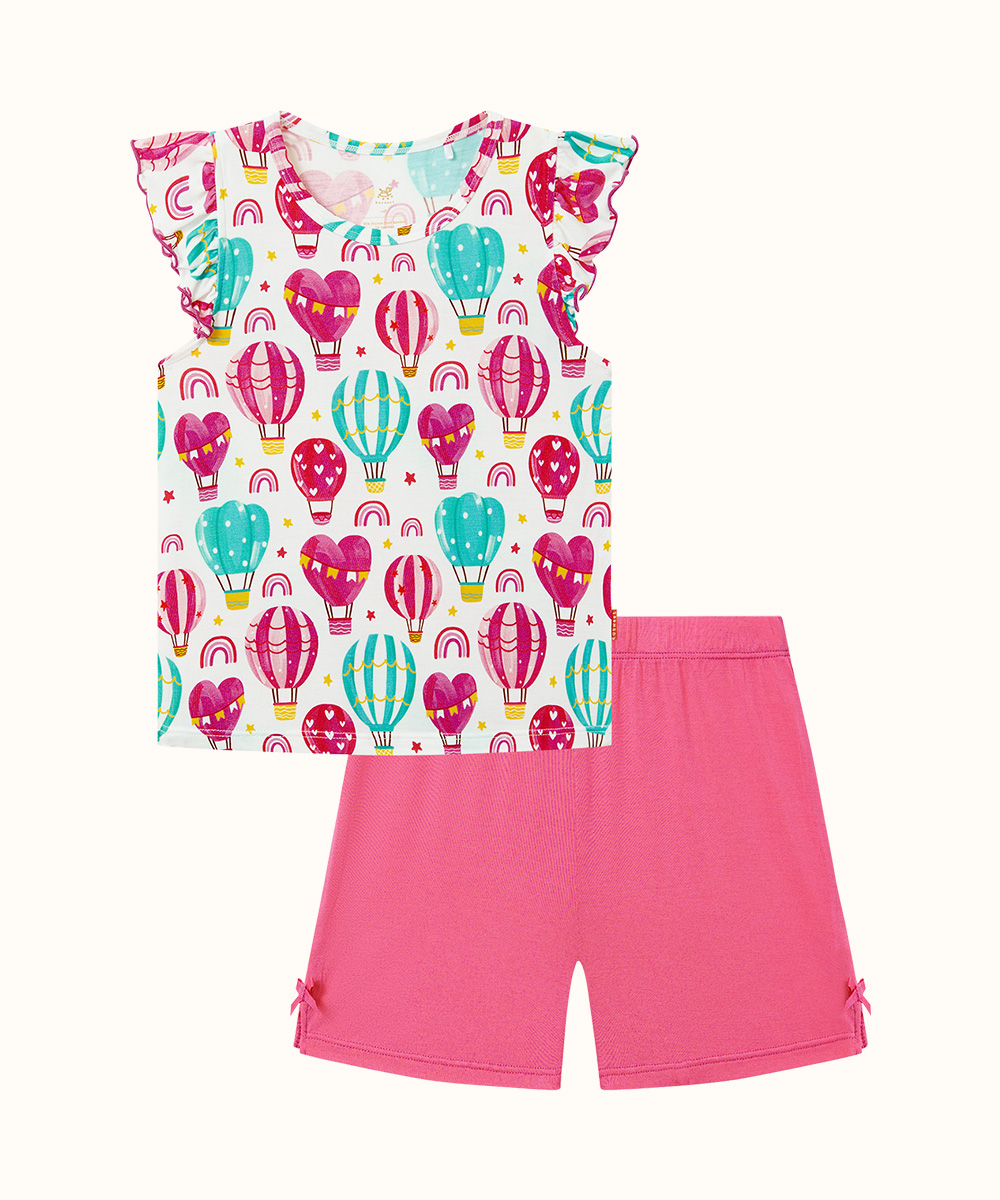 Bamboo Toddler Girl Short Sets 