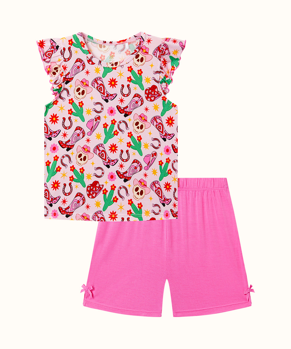 Bamboo Toddler Girl Short Sets 