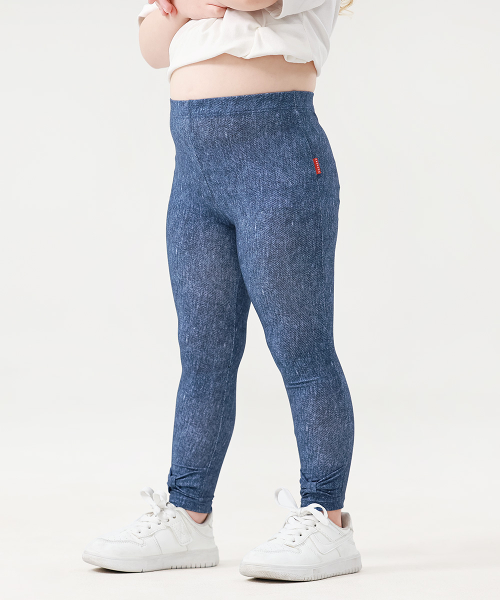 GirlS' Bamboo Bowknot Soild Leggings