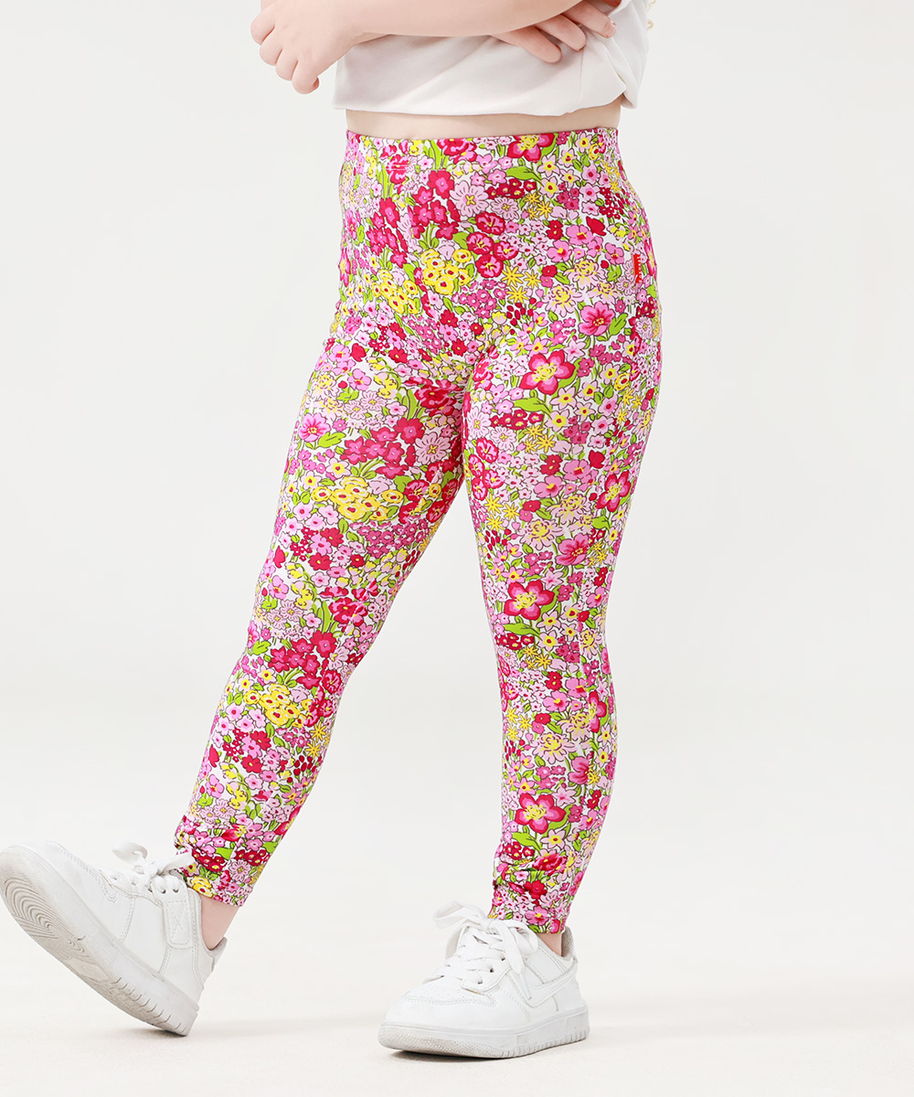 GirlS' Bamboo Bowknot Colorful Leggings