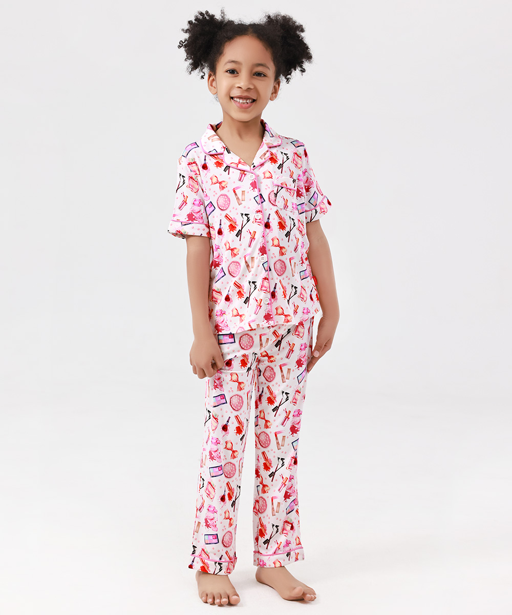 2-Piece Big Girls' Bamboo Pajama Sets