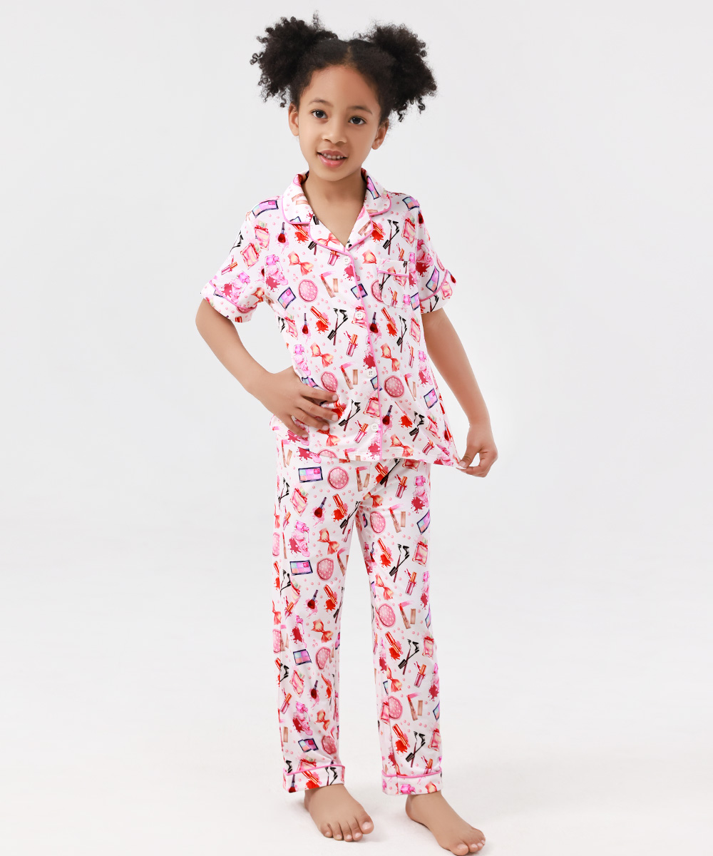 2-Piece Big Girls' Bamboo Pajama Sets