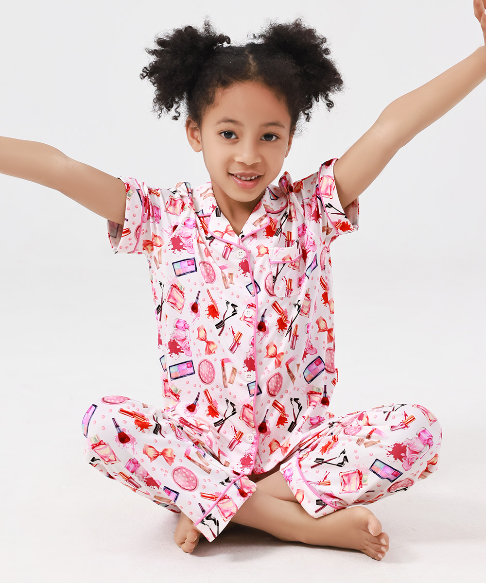 2-Piece Big Girls' Bamboo Pajama Sets