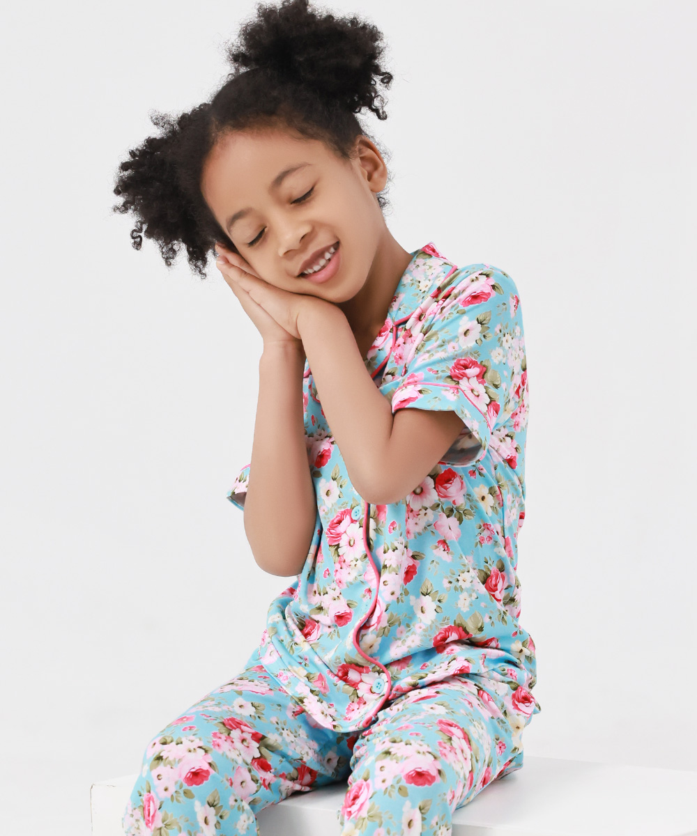 2-Piece Big Girls' Bamboo Pajama Sets