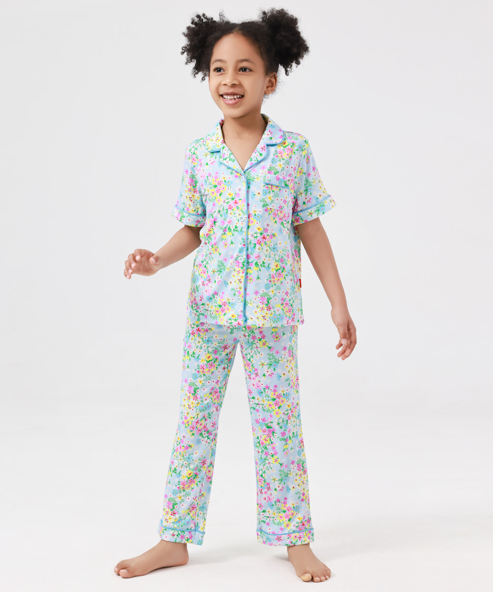 2-Piece Big Girls' Bamboo Pajama Sets