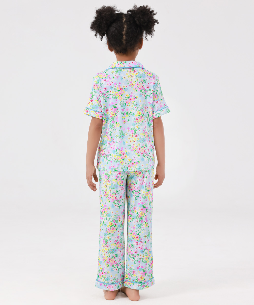 2-Piece Big Girls' Bamboo Pajama Sets