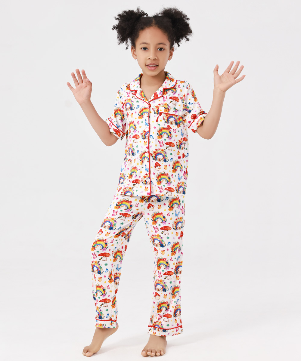2-Piece Big Girls' Bamboo Pajama Sets