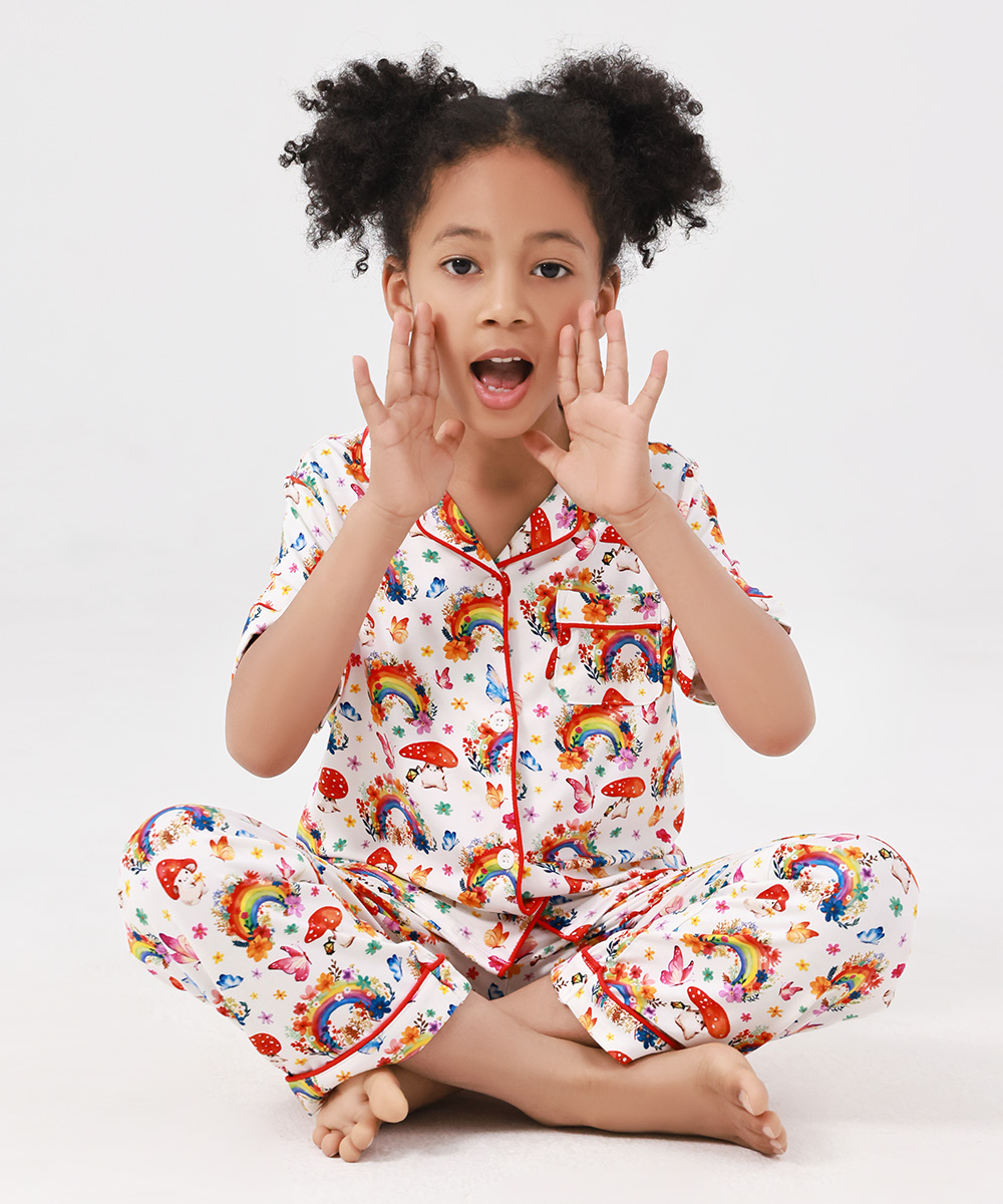 2-Piece Big Girls' Bamboo Pajama Sets