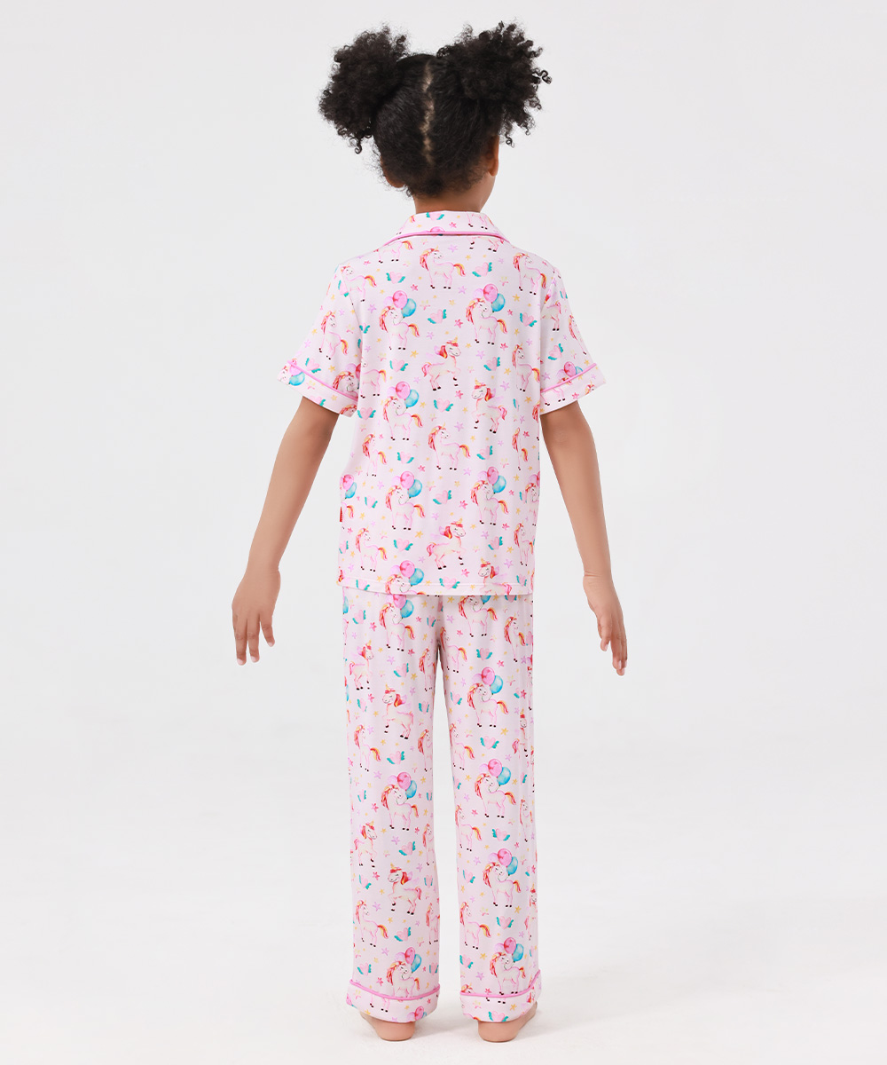 2-Piece Big Girls' Bamboo Pajama Sets
