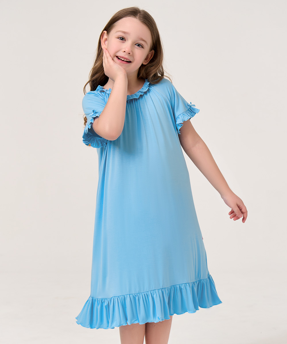 Big Girls Ruffle Hem Nightgowns