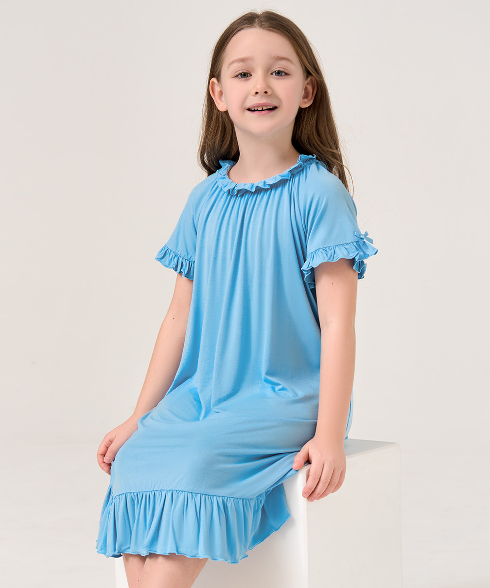Big Girls Ruffle Hem Nightgowns