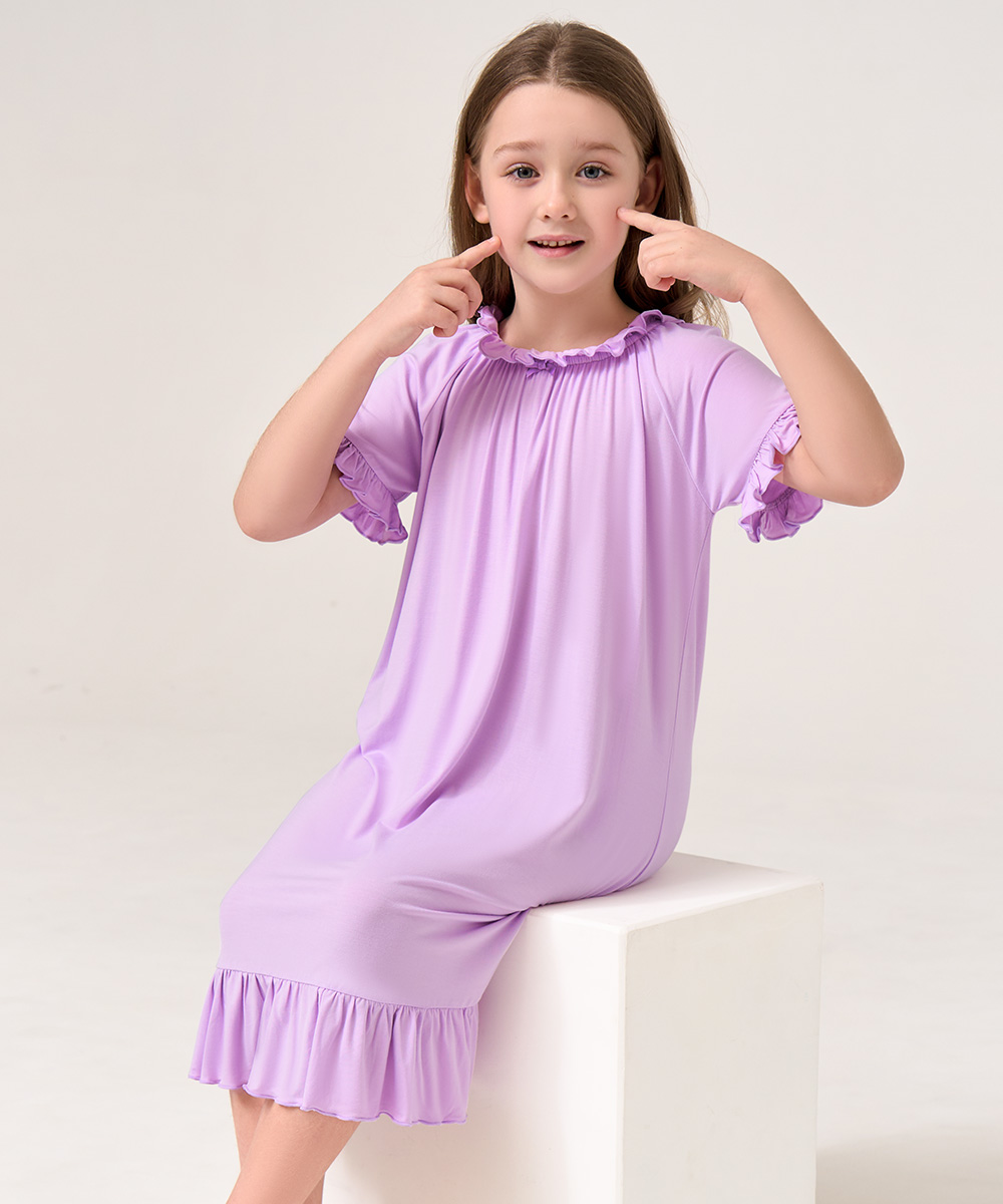 Big Girls Ruffle Hem Nightgowns