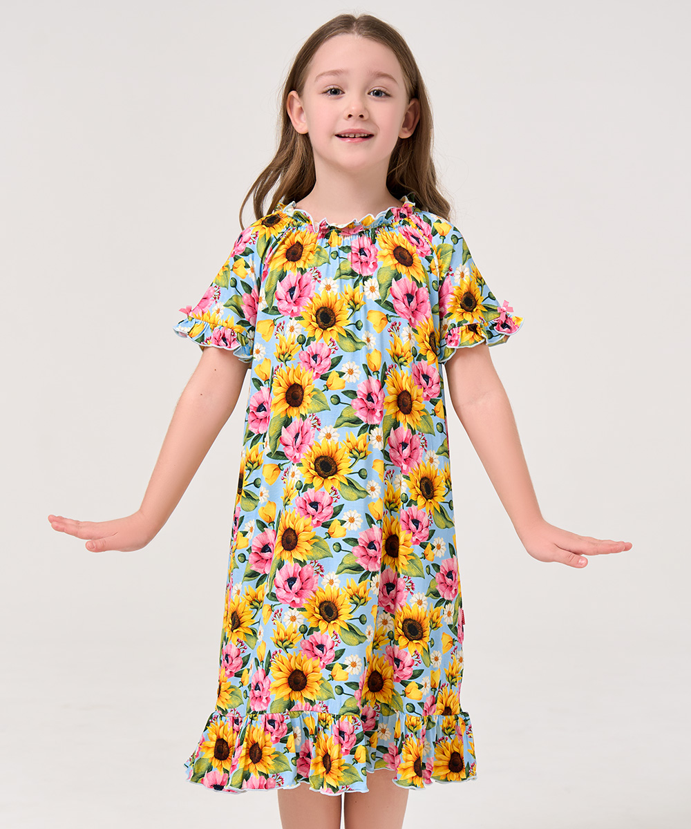 Big Girls Ruffle Hem Nightgowns