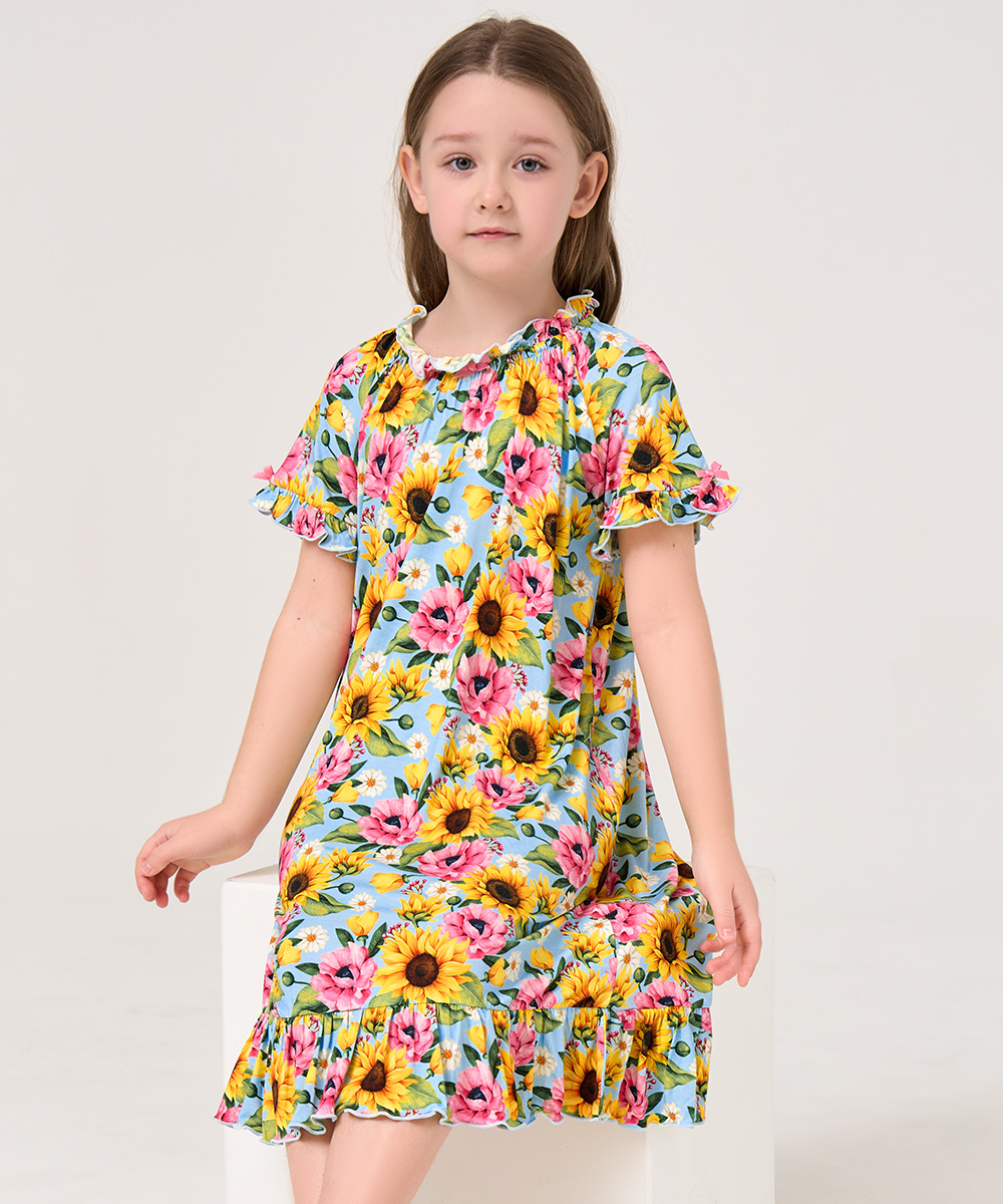 Big Girls Ruffle Hem Nightgowns