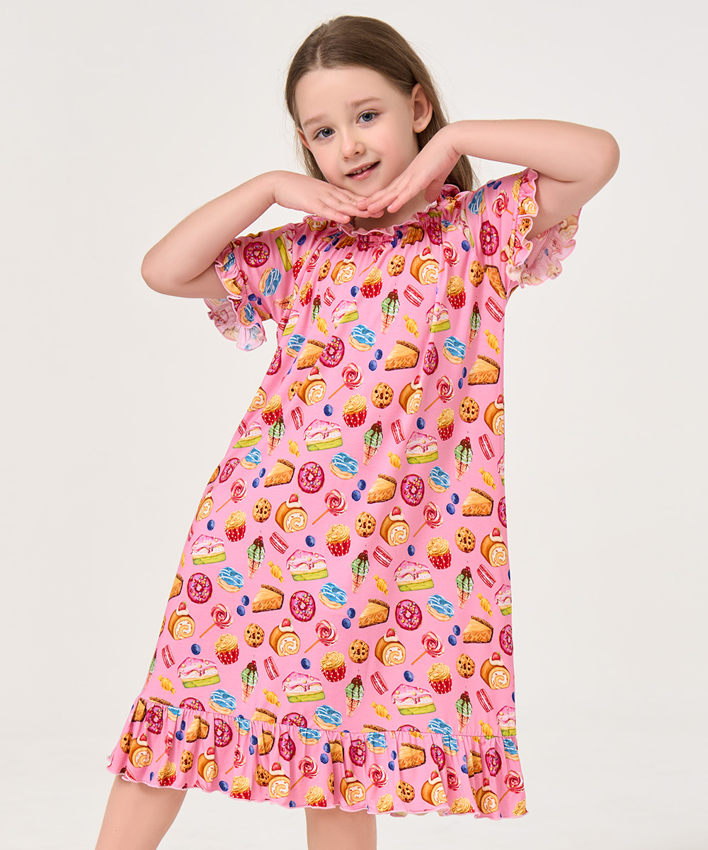 Big Girls Ruffle Hem Nightgowns
