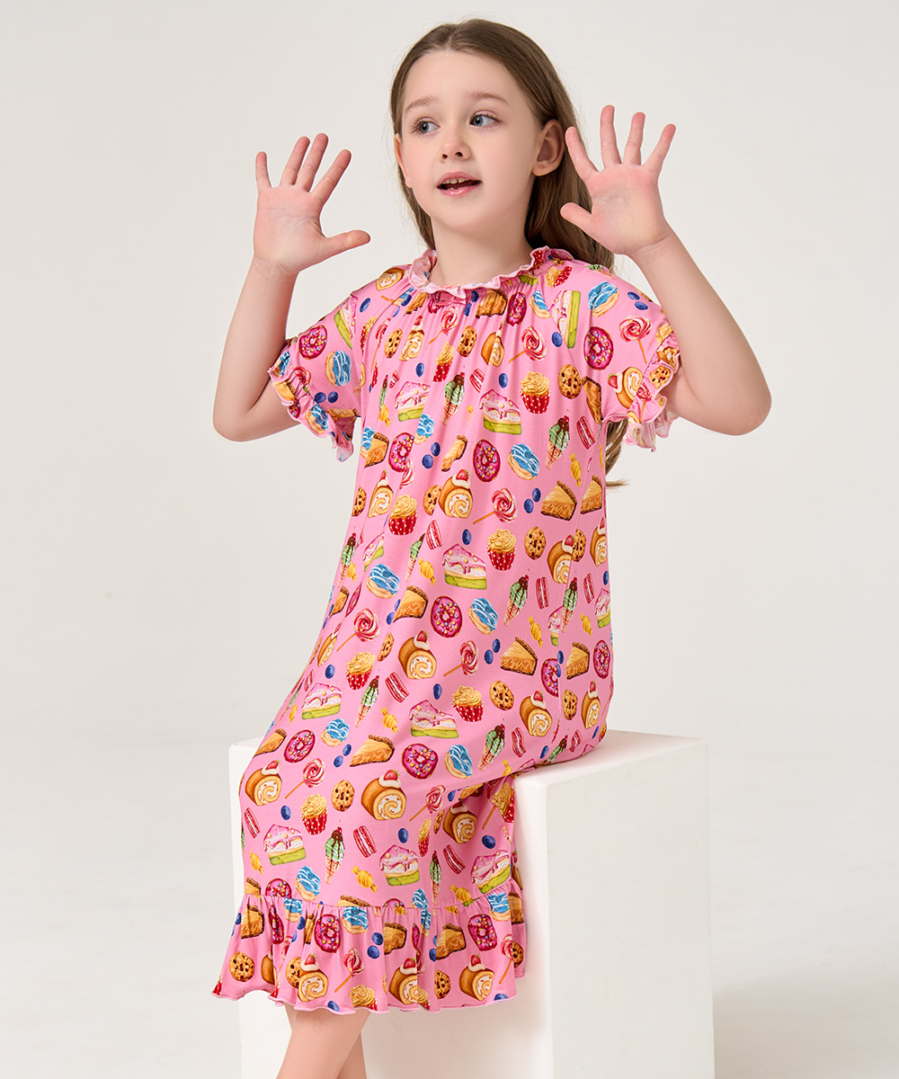 Big Girls Ruffle Hem Nightgowns