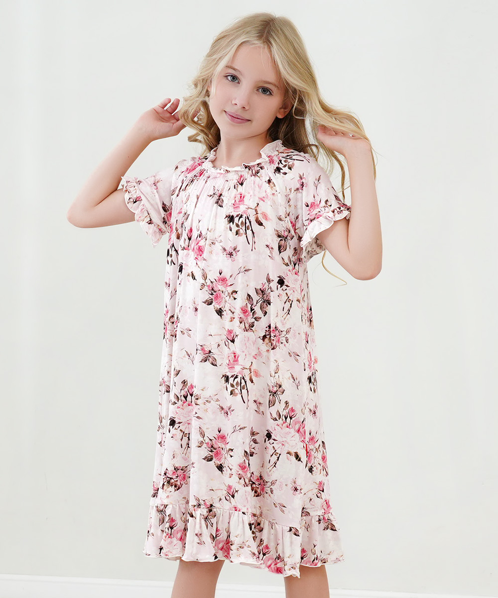 Big Girls Ruffle Hem Nightgowns