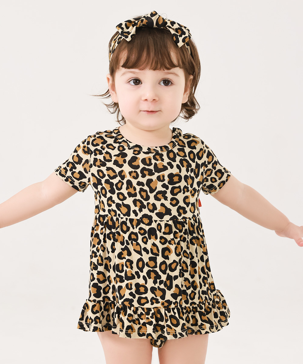 Bamboo Baby Bodysuits with Hairband Set