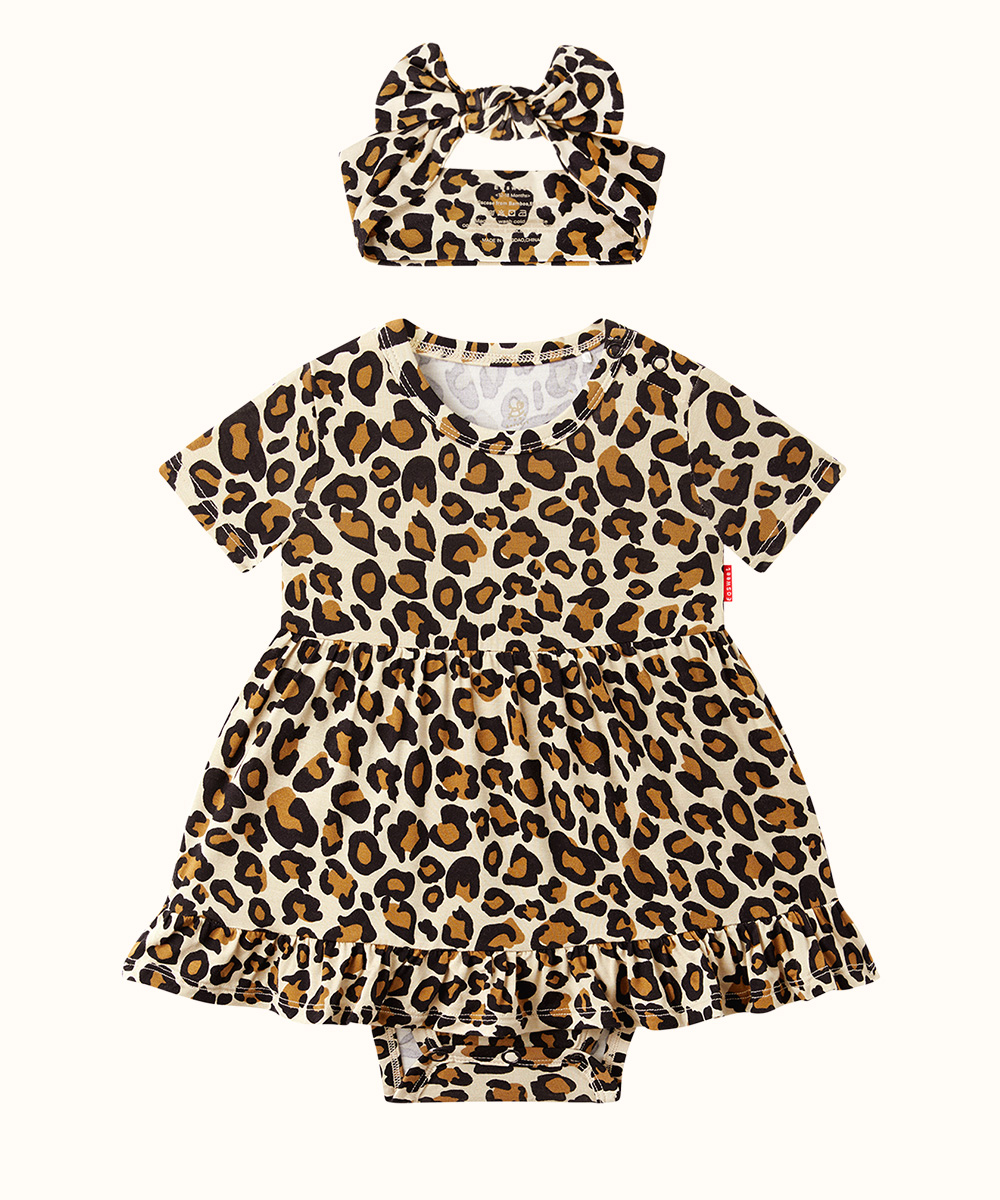 Bamboo Baby Bodysuits with Hairband Set