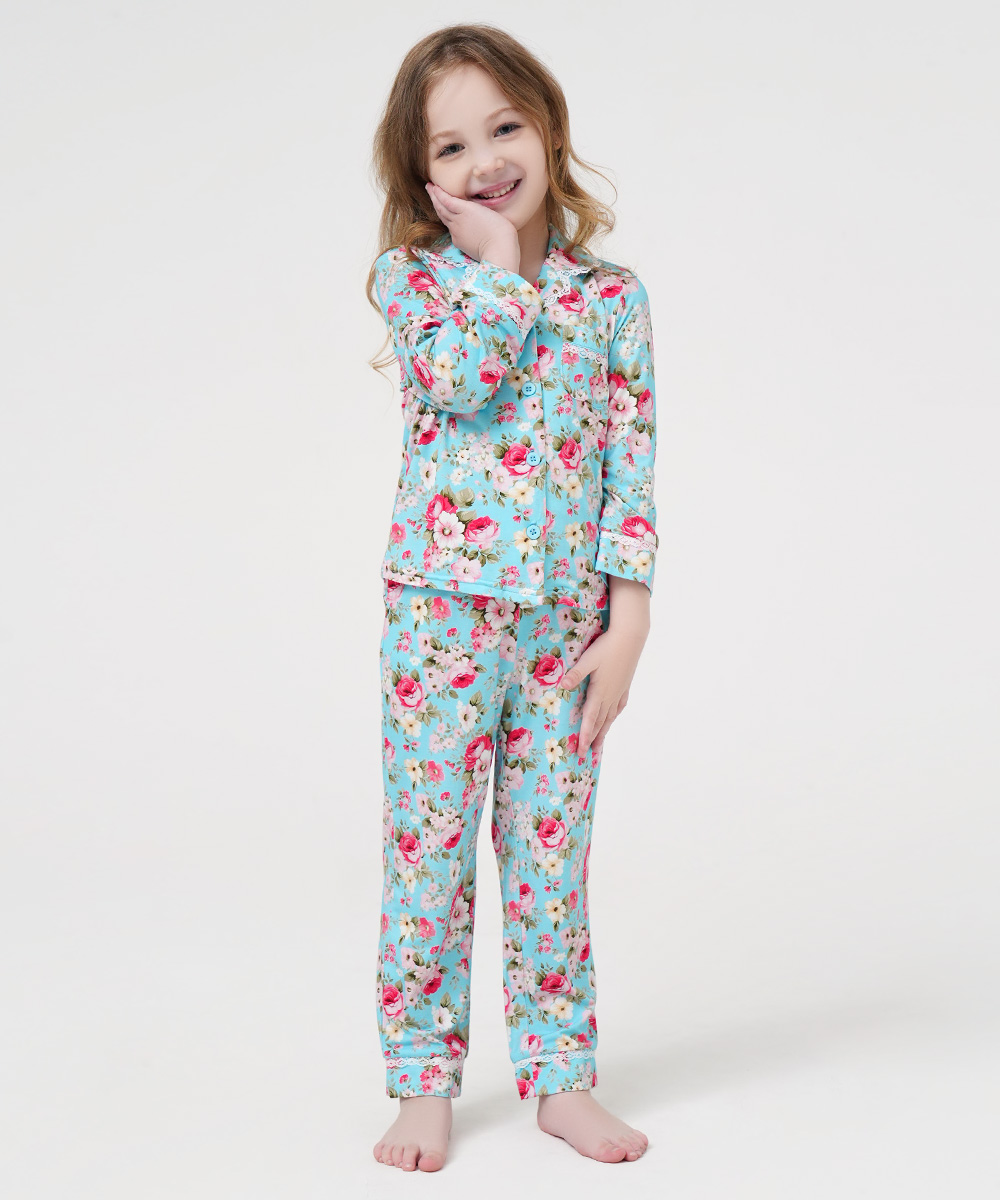 Toddler Girls' Bamboo Long Sleeve Pajama Sets