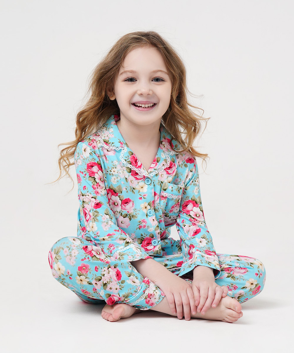 Toddler Girls' Bamboo Long Sleeve Pajama Sets