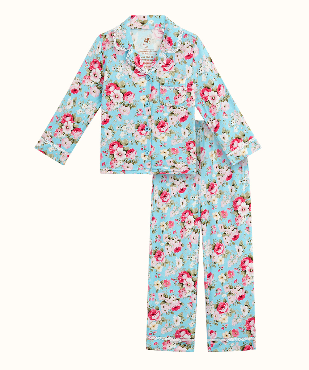 Toddler Girls' Bamboo Long Sleeve Pajama Sets