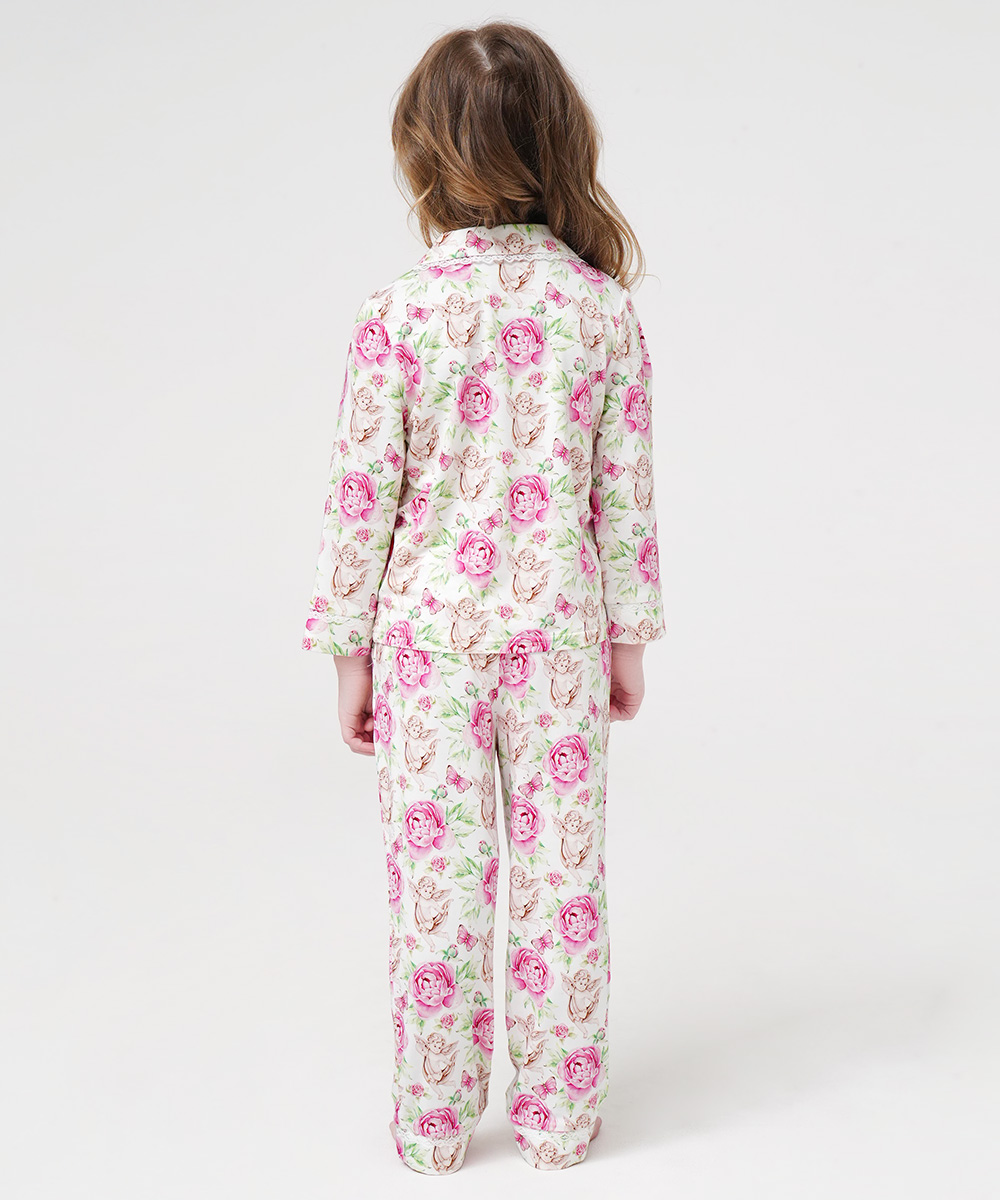 Toddler Girls' Bamboo Long Sleeve Pajama Sets