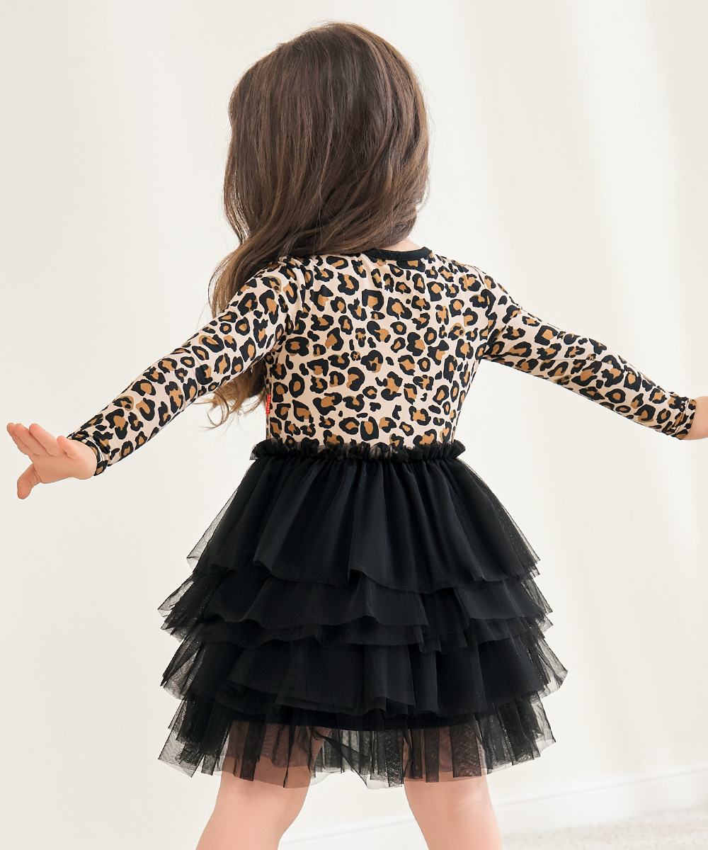 Toddler Girl Bamboo Long Sleeve Tulle Dress
