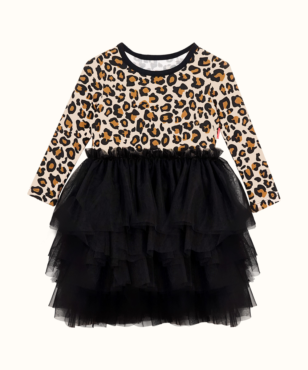 Toddler Girl Bamboo Long Sleeve Tulle Dress
