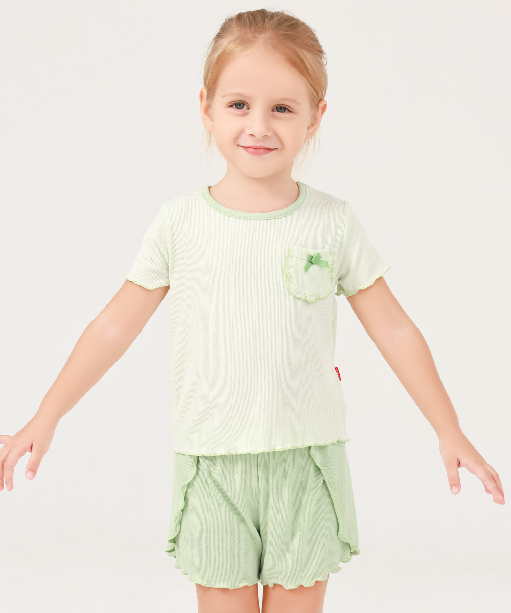 Toddler Girls Short Sleeve Top and Shorts