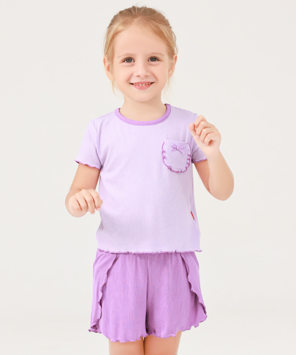 Toddler Girls Short Sleeve Top and Shorts