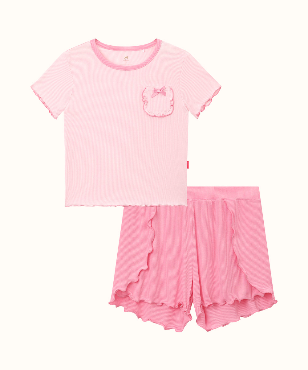 Toddler Girls Short Sleeve Top and Shorts