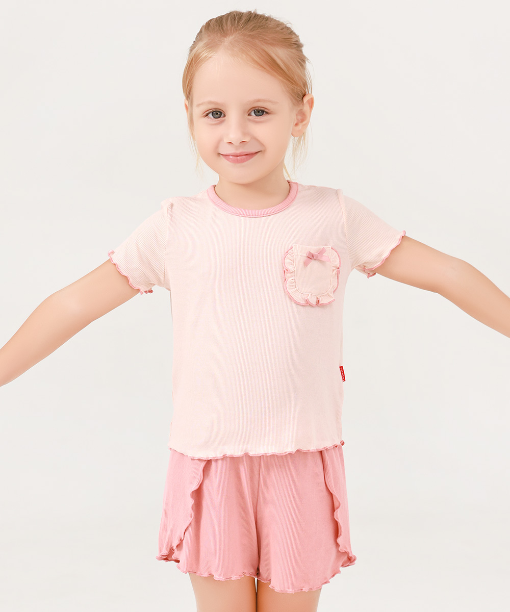 Toddler Girls Short Sleeve Top and Shorts