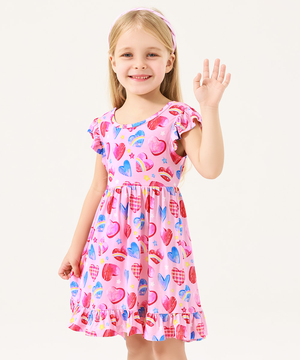 Girls Cutout on Back Sleeveless Dress