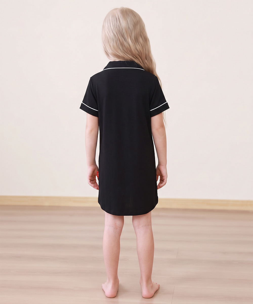 Girls Bamboo Sleepshirt Dresses | Short Sleeve