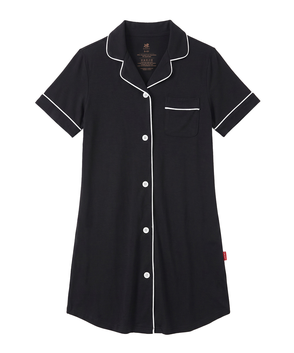Girls Bamboo Sleepshirt Dresses | Short Sleeve