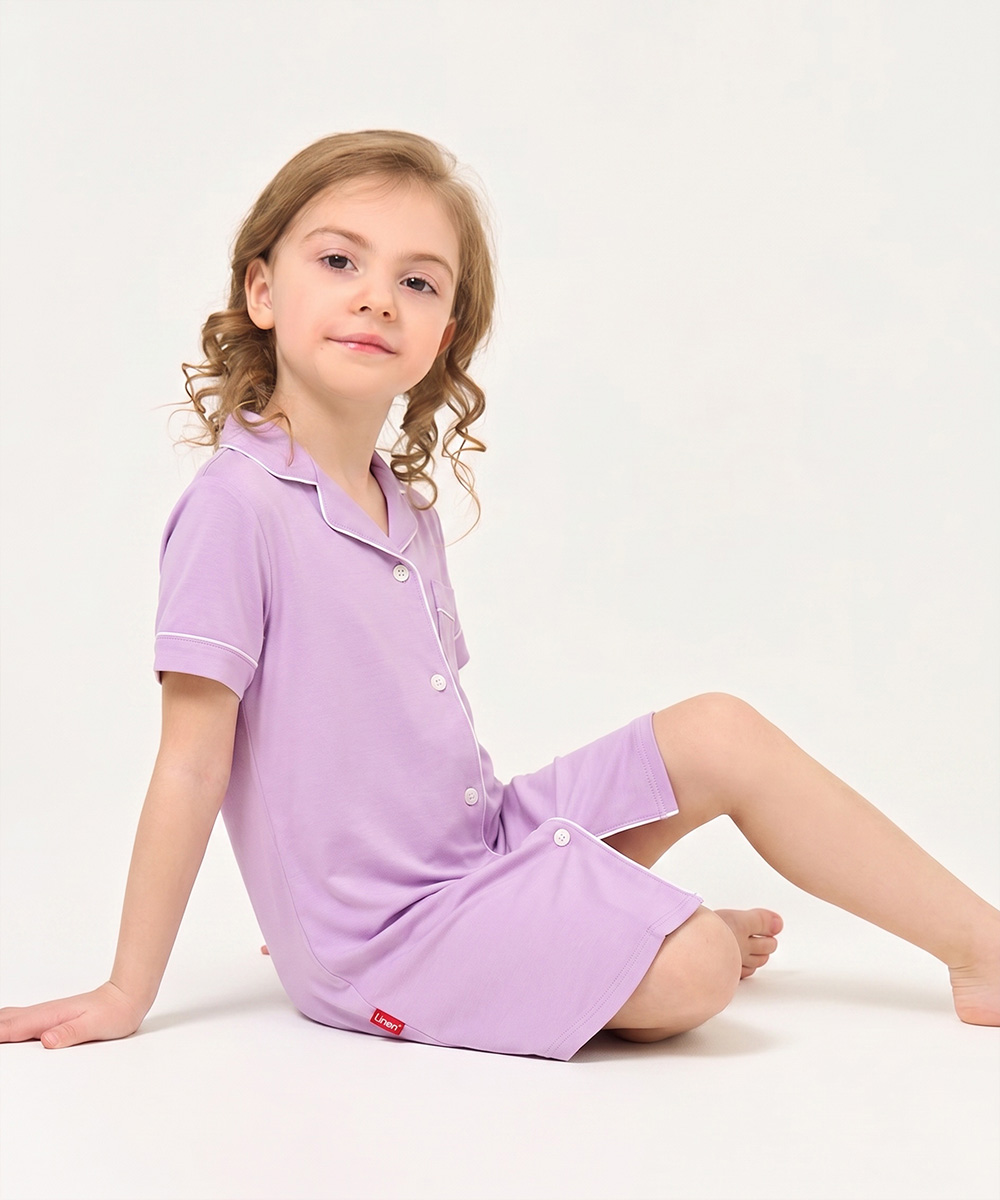 Girls Bamboo Sleepshirt Dresses | Short Sleeve